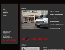 Tablet Screenshot of design-decor.ch